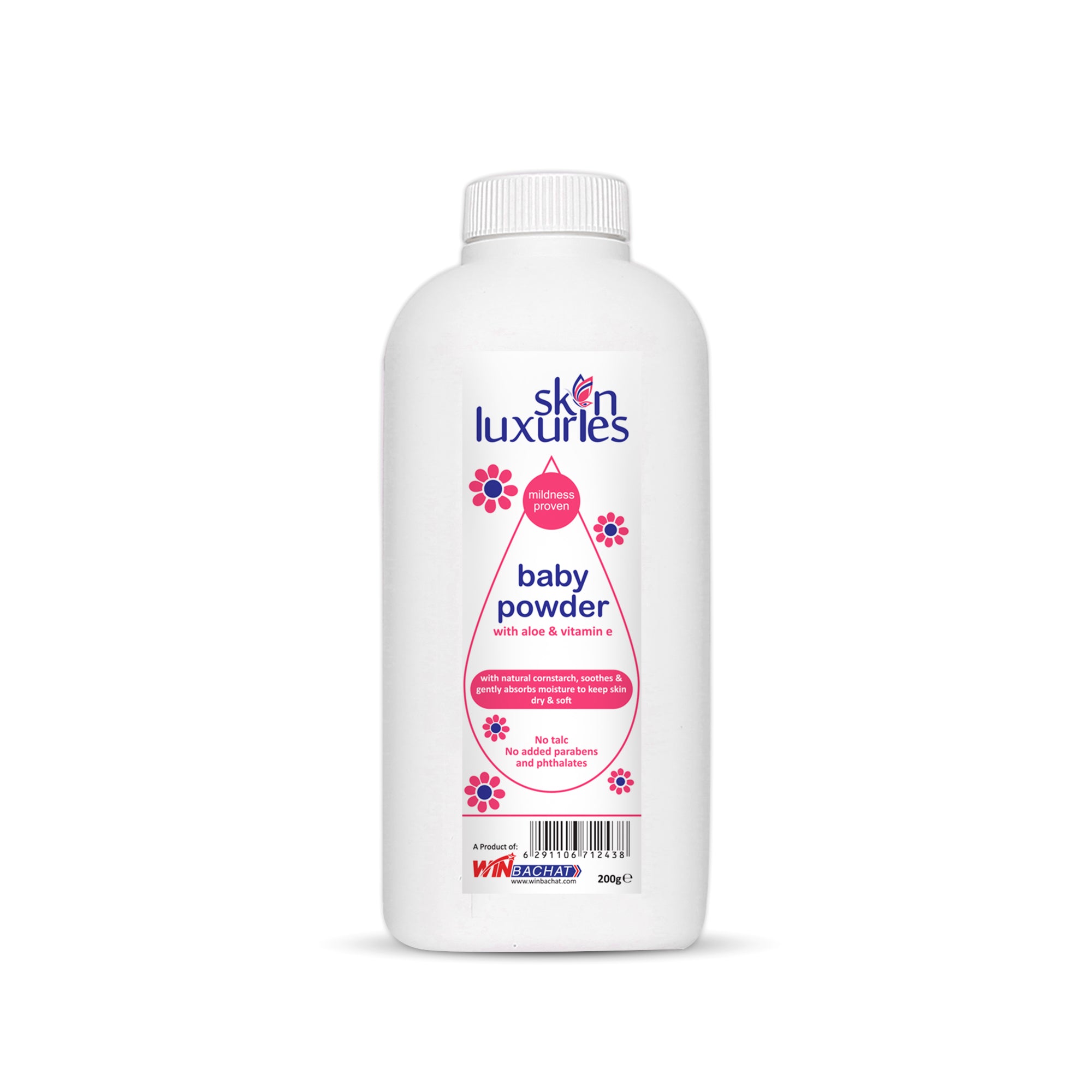 SKIN LUXURIES BABY POWDER - 200gm (WIN BACHAT)