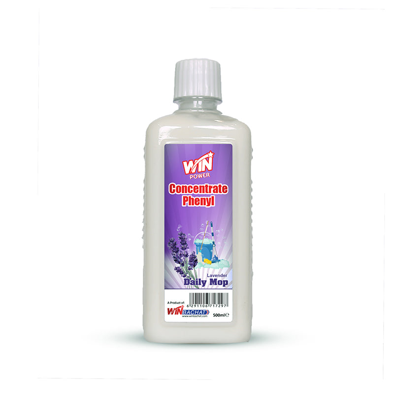 WIN POWER CONCENTRATE PHENYL WITH LAVENDER PERFUME - 500ml (WIN BACHAT)