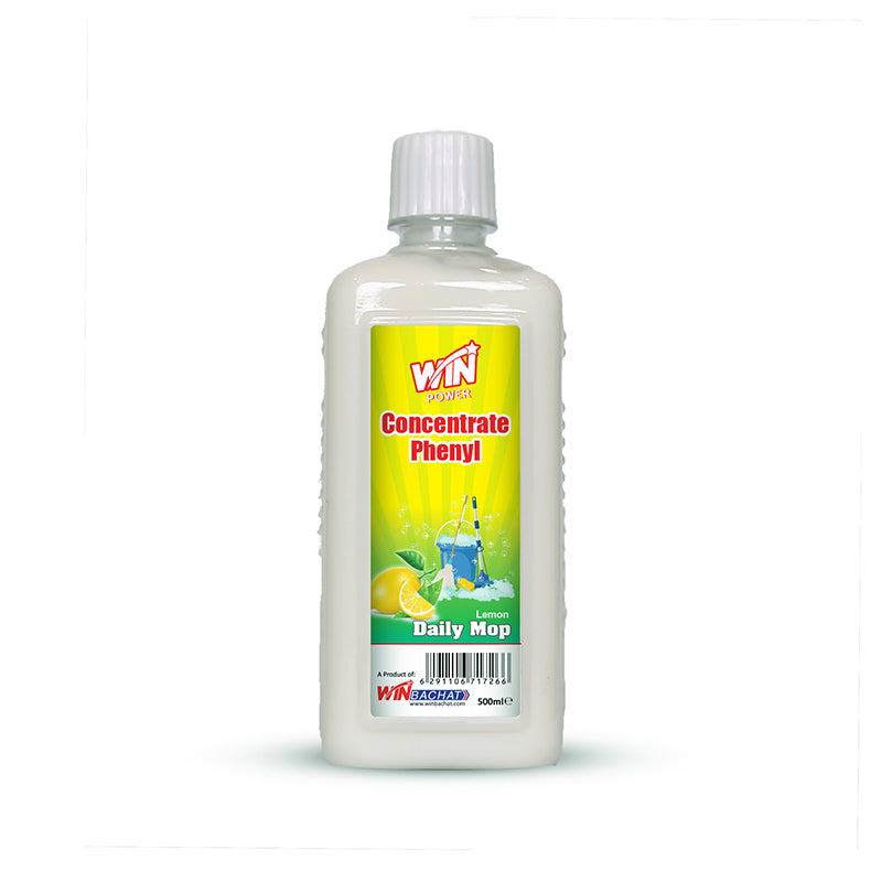 WIN POWER CONCENTRATE PHENYL WITH LEMON PERFUME - 500ml (WIN BACHAT)