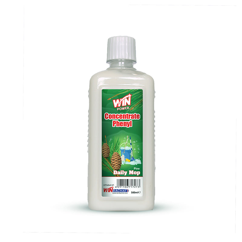WIN POWER CONCENTRATE PHENYL WITH PINE PERFUME - 500ml (WIN BACHAT)