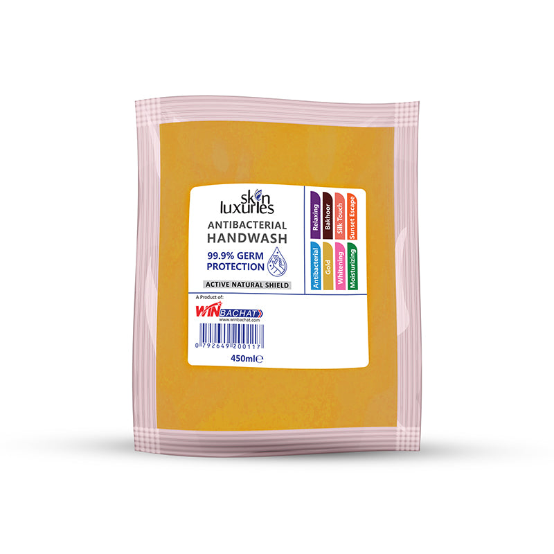 SKIN LUXURIES HAND WASH GOLD POUCH 450ml (WIN BACHAT)