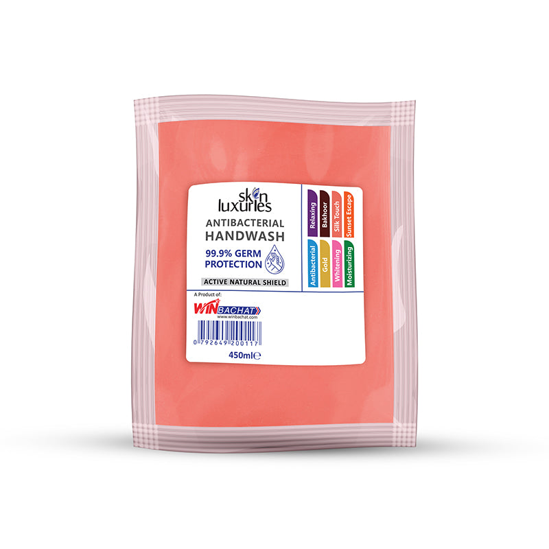 SKIN LUXURIES HAND WASH SILKY TOUCH POUCH 450ml (WIN BACHAT)