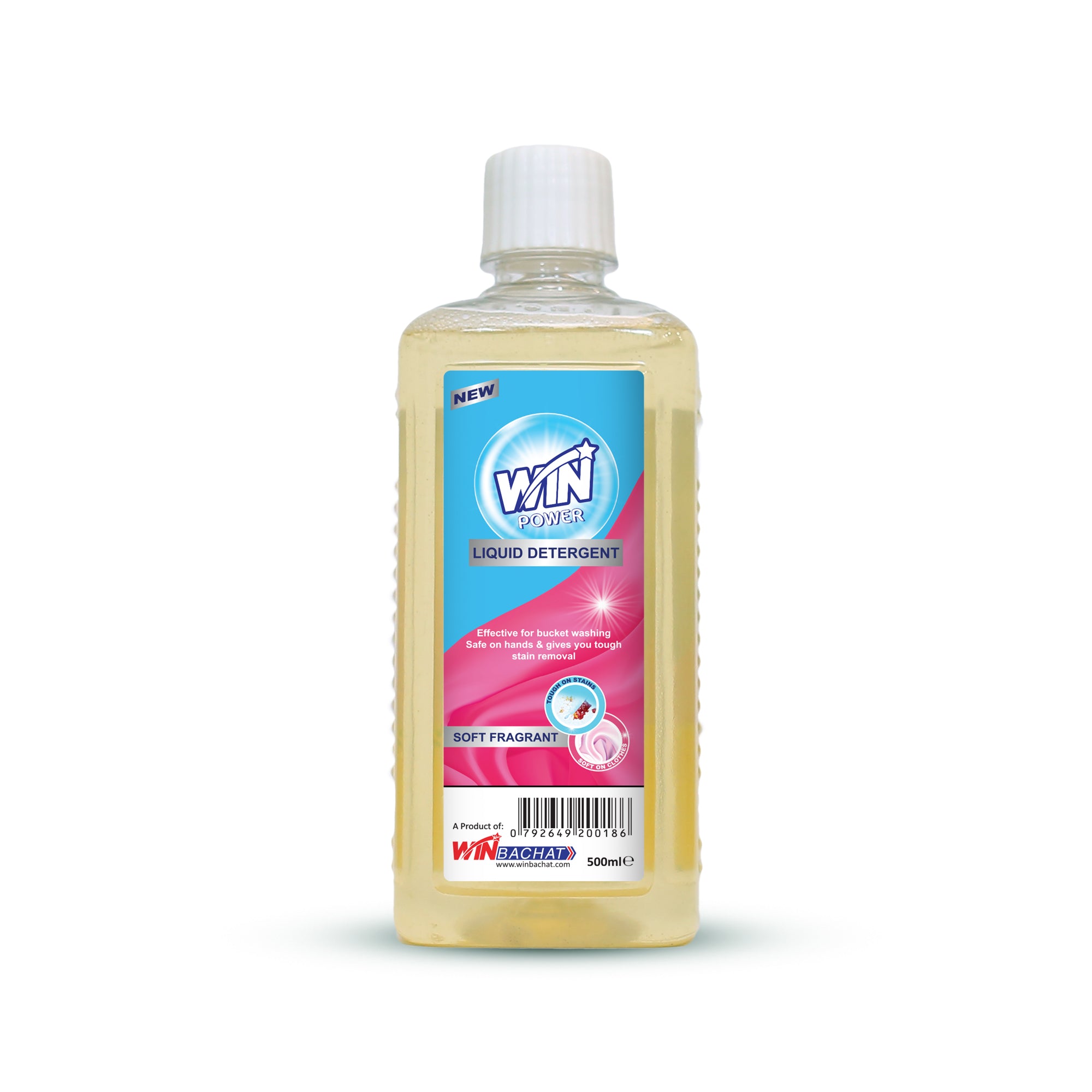 WIN POWER LIQUID DETERGENT - 500ml (WIN BACHAT)