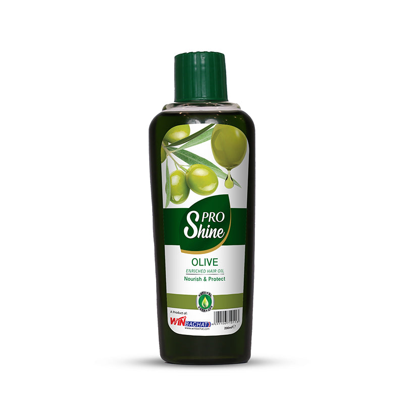 PRO SHINE HAIR OIL OLIVE - 200ml (WIN BACHAT)