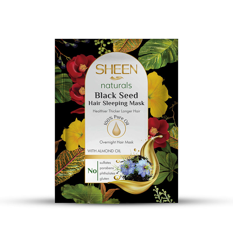 SHEEN NATURALS HAIR SLEEPING MASK BLACK SEED - 30gm (WIN BACHAT)