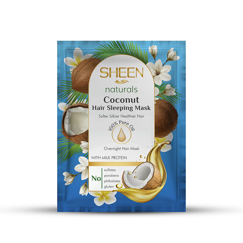SHEEN NATURALS HAIR SLEEPING MASK COCONUT - 30gm (WIN BACHAT)