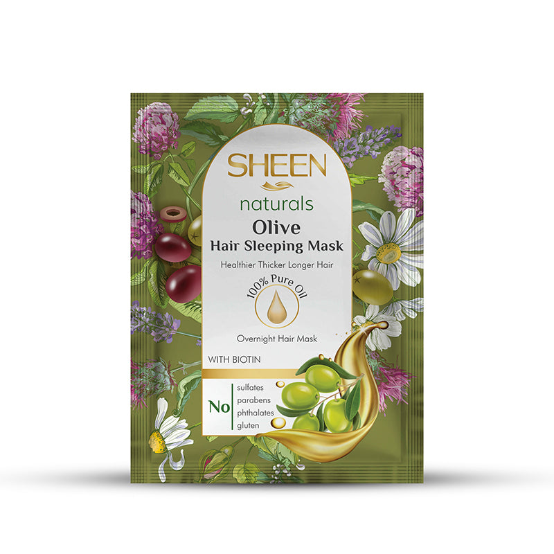 SHEEN NATURALS HAIR SLEEPING MASK OLIVE - 30gm (WIN BACHAT)