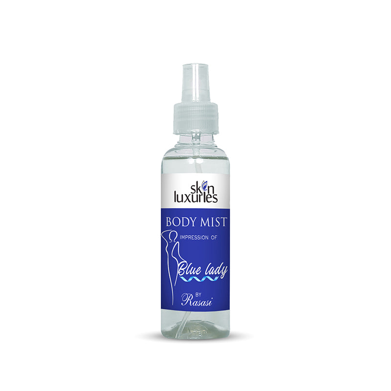 SKIN LUXURIES BODY SPLASH FOR FEMALES (LADY IN BLUE RASASI) - 125ml (WIN BACHAT)