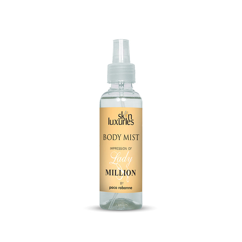 SKIN LUXURIES BODY SPLASH FOR FEMALES (LADY MILLION) - 125ml (WIN BACHAT)