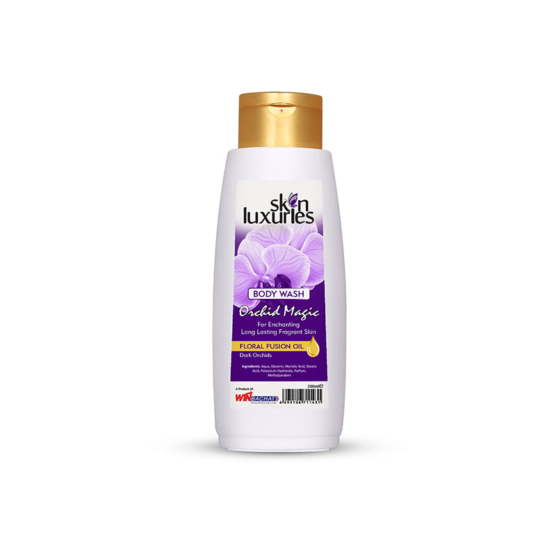 SKIN LUXURIES BODY WASH LUX TYPE PURPLE ORCHID - 200ml (WIN BACHAT)