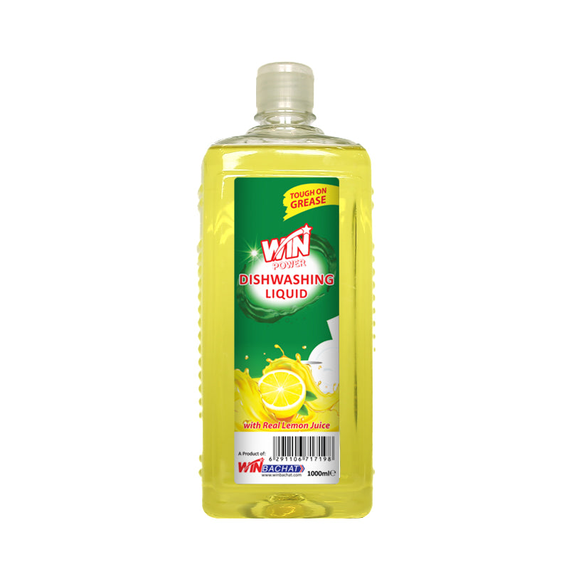 WIN POWER DISH WASHING LIQUID - 1000ml (WIN BACHAT)