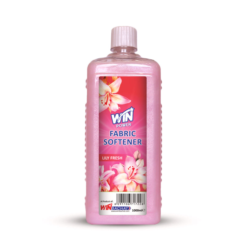 WIN POWER FABRIC SOFTENER LILY FRESH - 1000ml (WIN BACHAT)