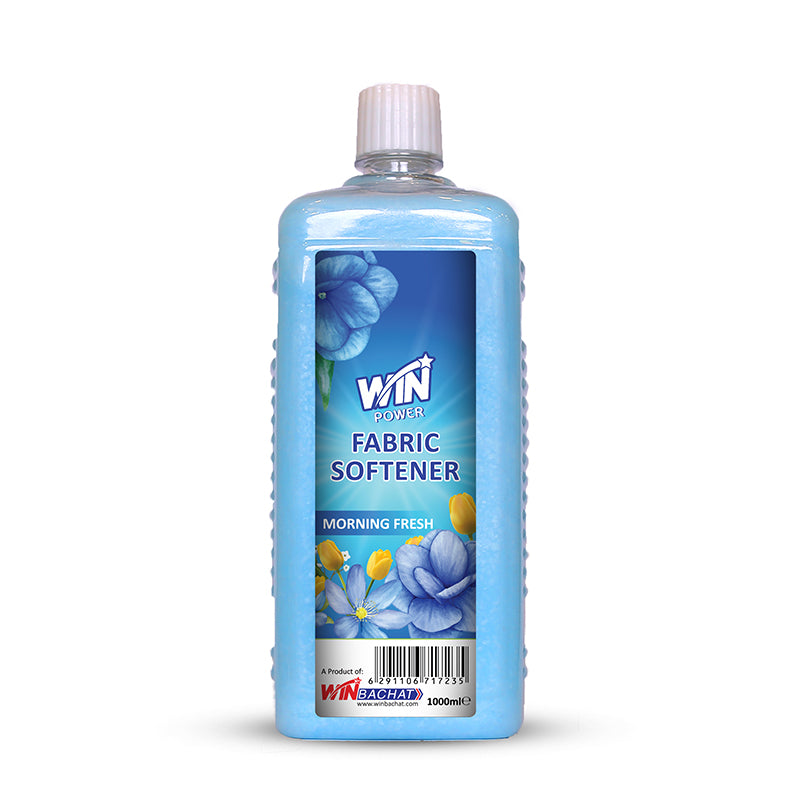 WIN POWER FABRIC SOFTENER MORNING FRESH - 1000ml (WIN BACHAT)