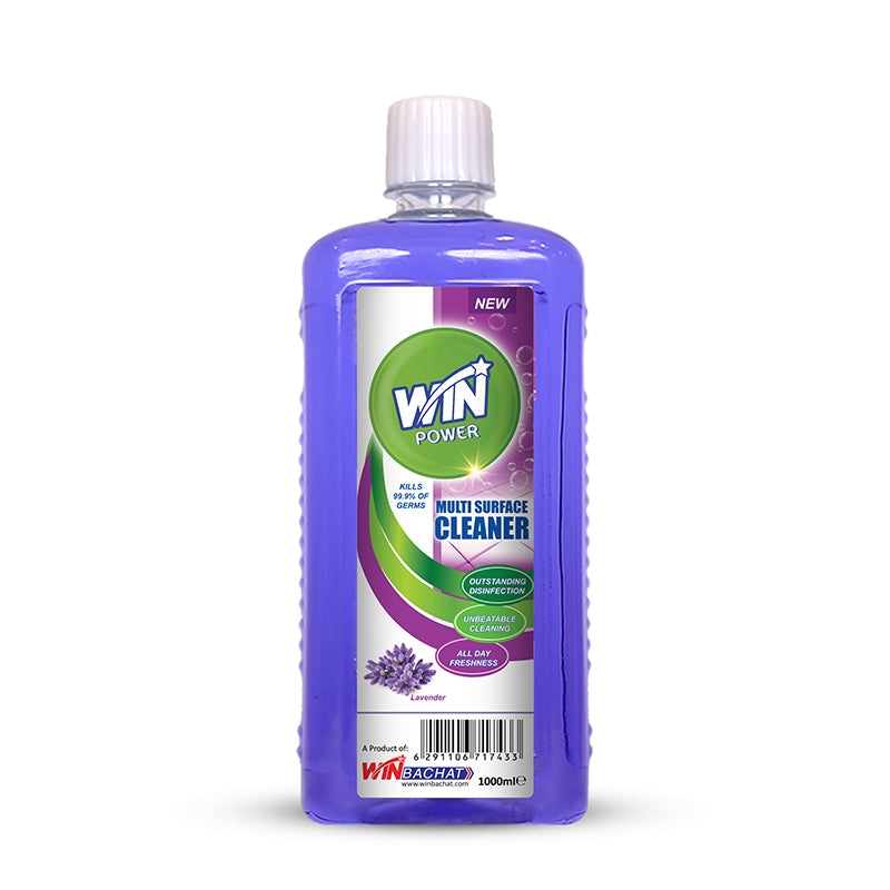 WIN POWER MULTI-PURPOSE CLEANER LAVENDER - 1000ml (WIN BACHAT)