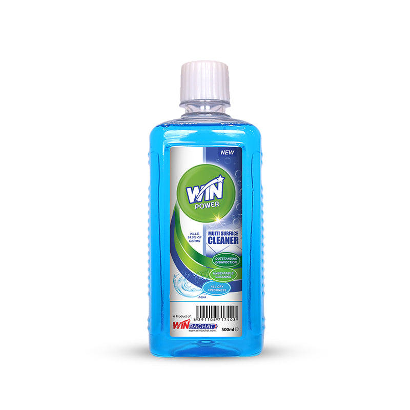 WIN POWER MULTI-PURPOSE CLEANER AQUA - 500ml (WIN BACHAT)