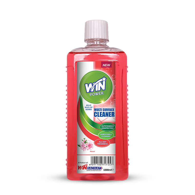 WIN POWER MULTI-PURPOSE CLEANER FLORAL - 1000ml (WIN BACHAT)