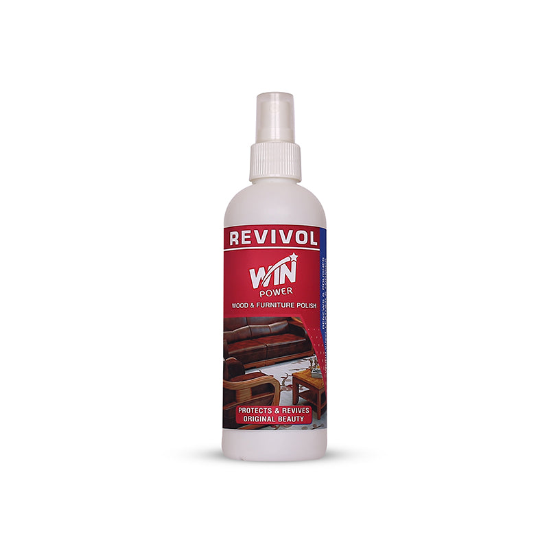 WIN POWER WOOD & LEATHER POLISH LIQUID SPRAY - 250ml (WIN BACHAT)
