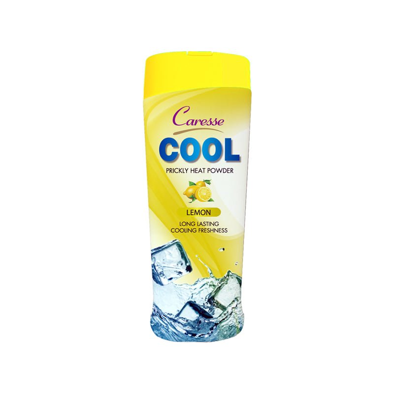 Best CARESSE COOL PRICKLY HEAT POWDER LEMON - 125g Online In Pakistan - Prickly Heat Powder