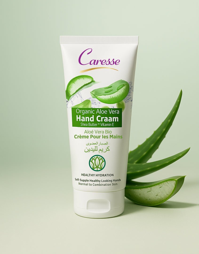 Caresse Organic Aloe Vera Hand Cream: Your Daily Dose of Hydration for Soft and Smooth Hands - Stancos