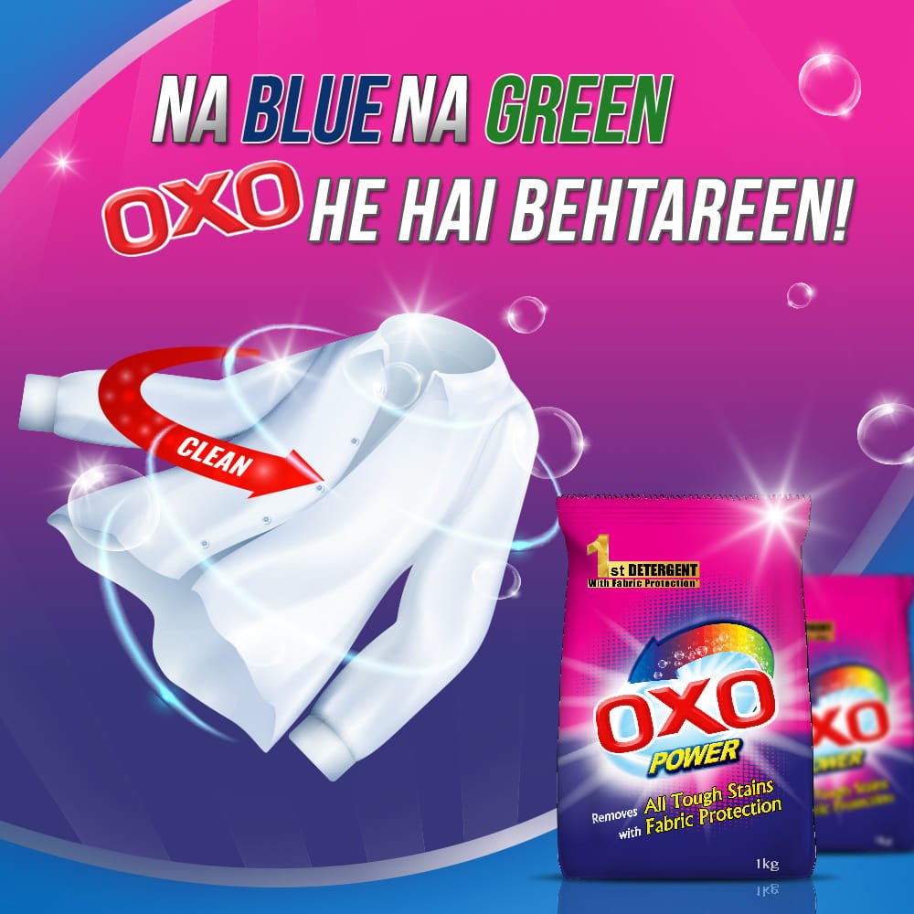 Experience Superior Cleanliness with OXO Detergent Powder - The Best Detergent in Pakistan - Stancos World