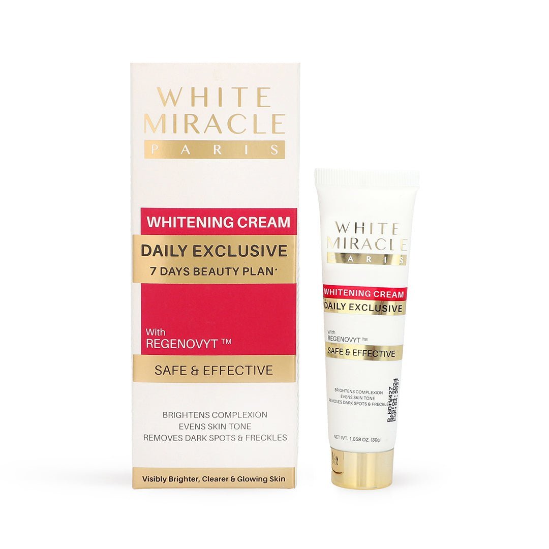 Get a Brighter, Even Skin Tone with White Miracle Whitening Cream - Stancos