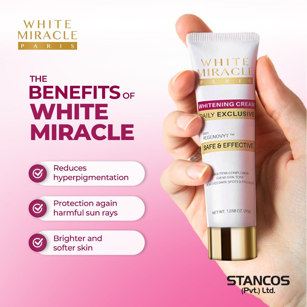 Unlock Radiant Skin with White Miracle Whitening Face Wash - Stancos World