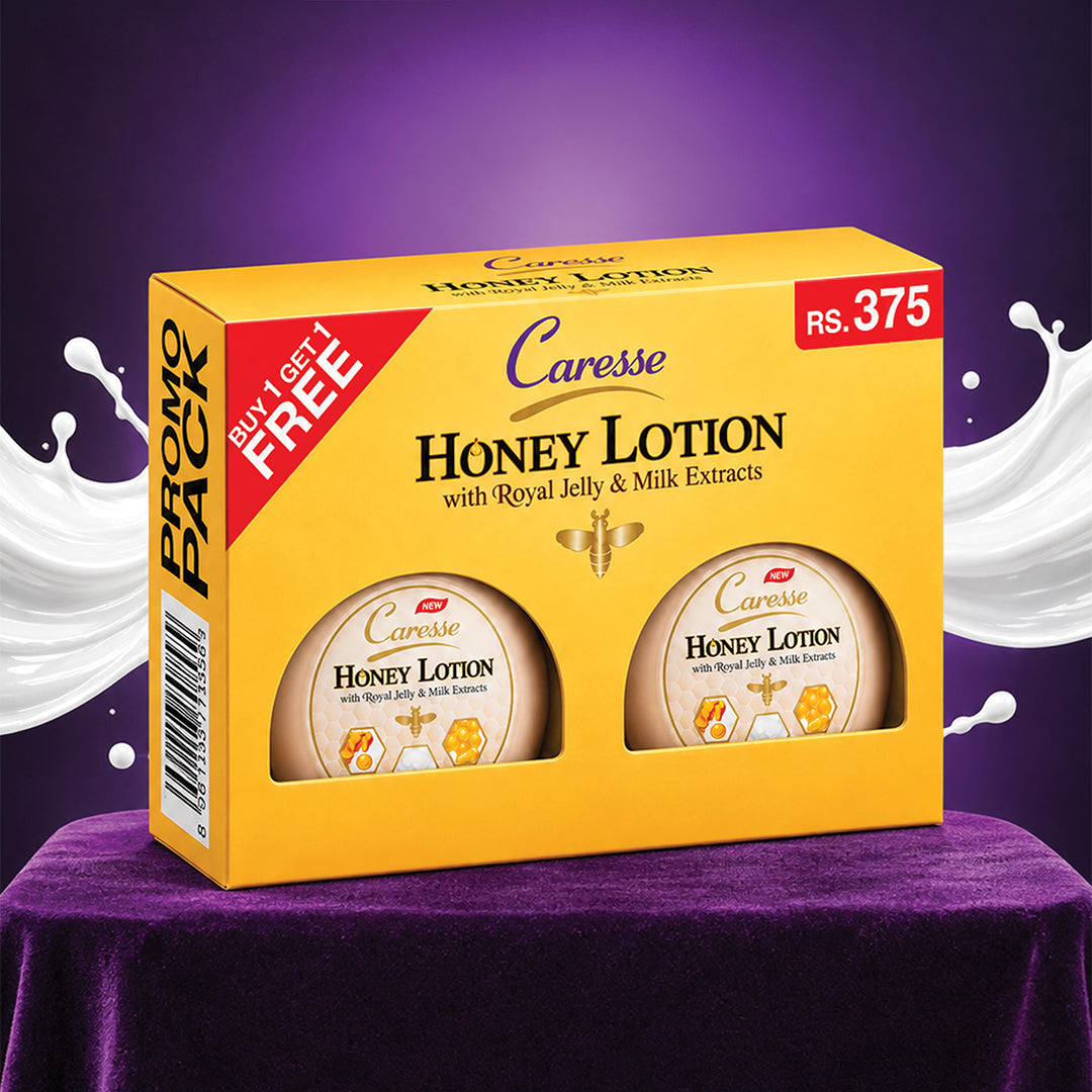 CARESSE HONEY LOTION 115ML  BUY ONE GET ONE (PROMO)