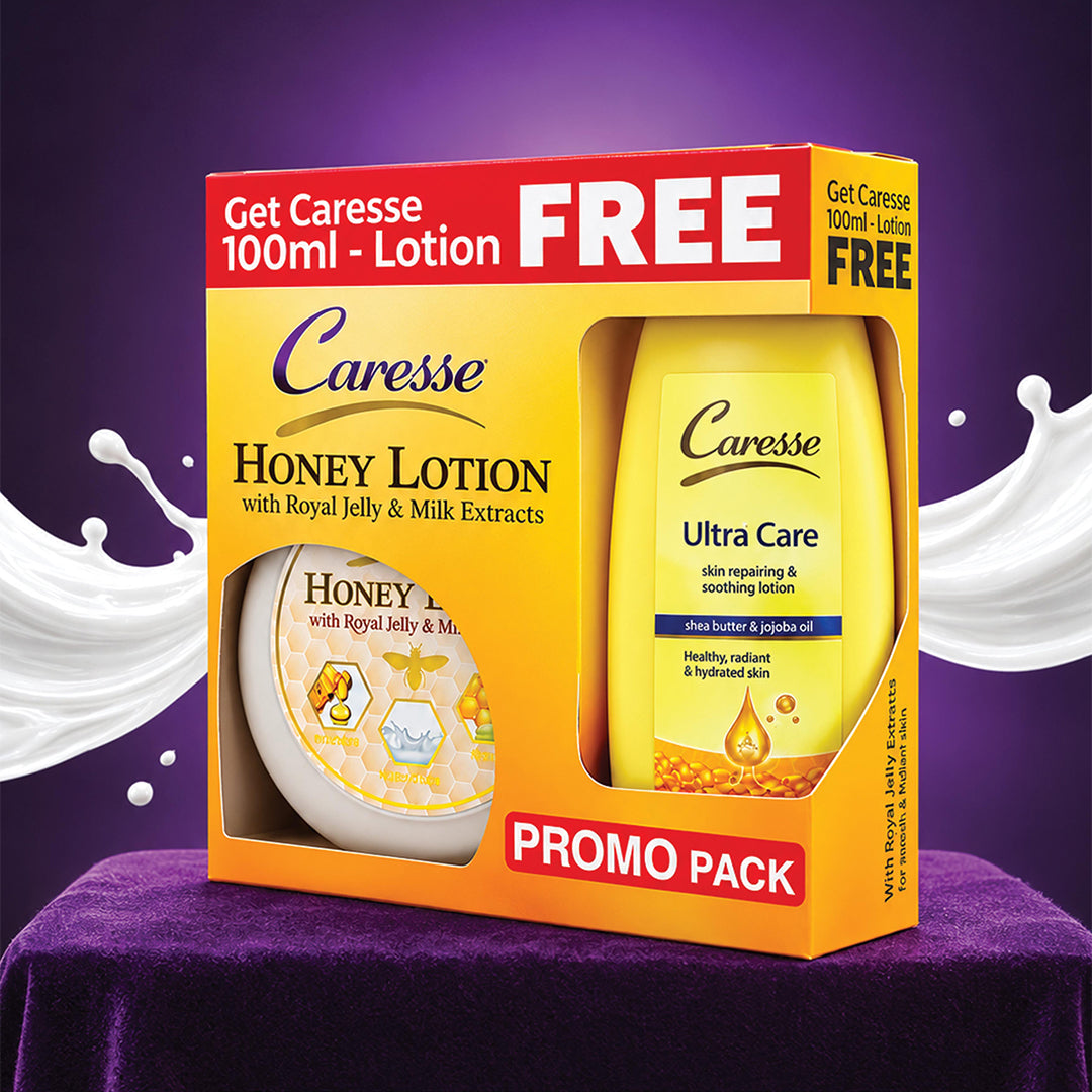 Caresse Honey Lotion 320 ML along with 100 ML Free Lotion