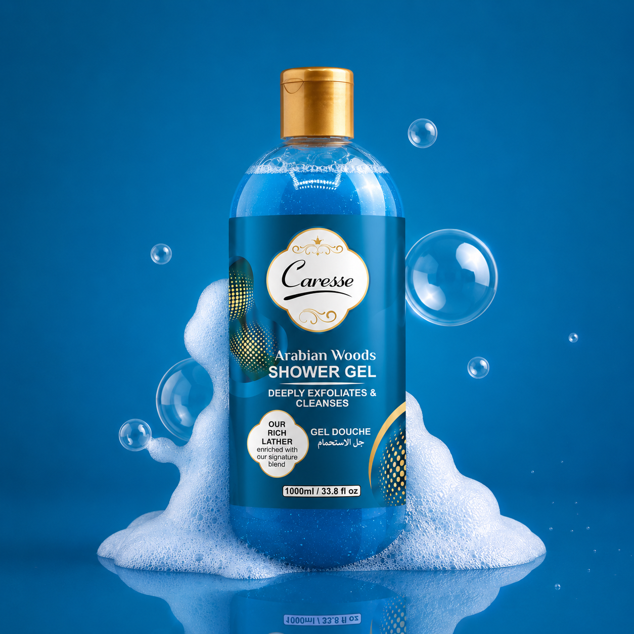 Caresse Arabian-Woods Shower Gel - 1000 ML