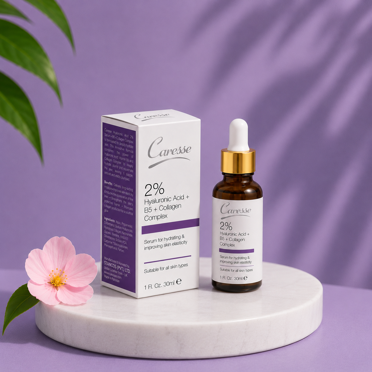 Caresse Serum Hyaluronic Acid 2% - 30 Ml