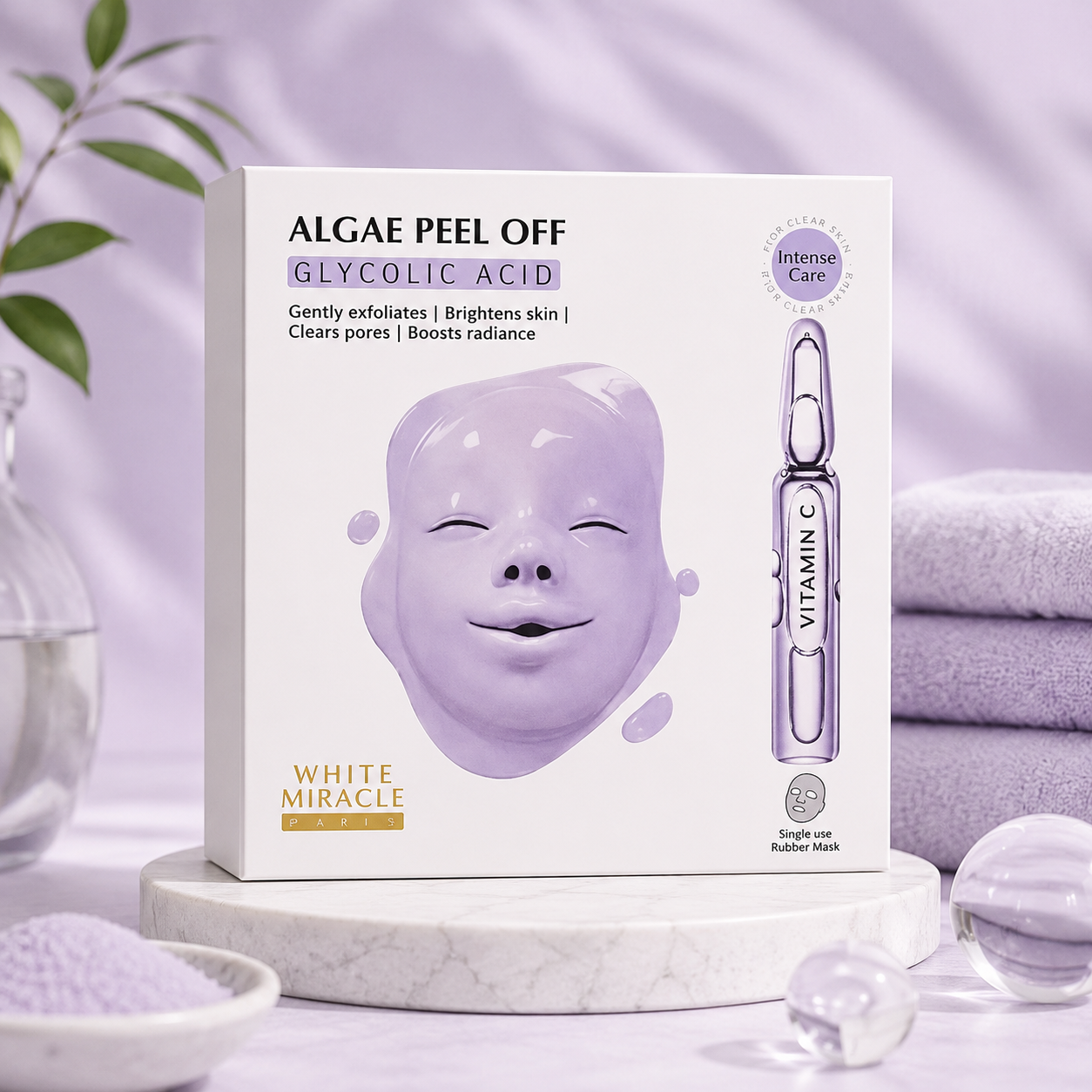 White Miracle Algae Peel Off Mask – Glycolic Acid