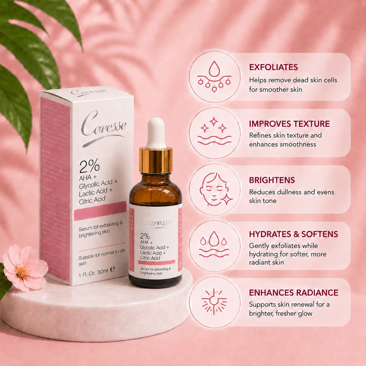 Caresse Serum AHA 2% - 30 Ml