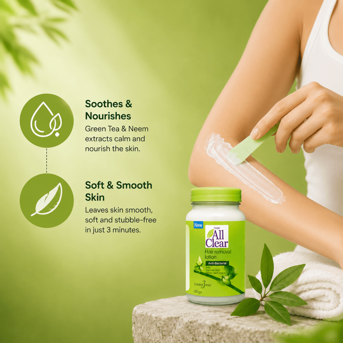 Best Anti-bacterial Hair Removal Lotion Online In Pakistan - All Clear