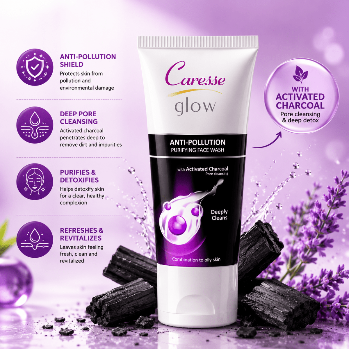 Best Anti-Pollution Face Wash Online In Pakistan - Caresse
