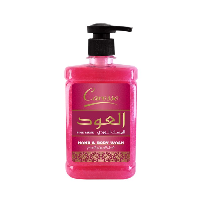Best Caresse Al Oud Oud Pink Musk Wash - 400ML Online In Pakistan -