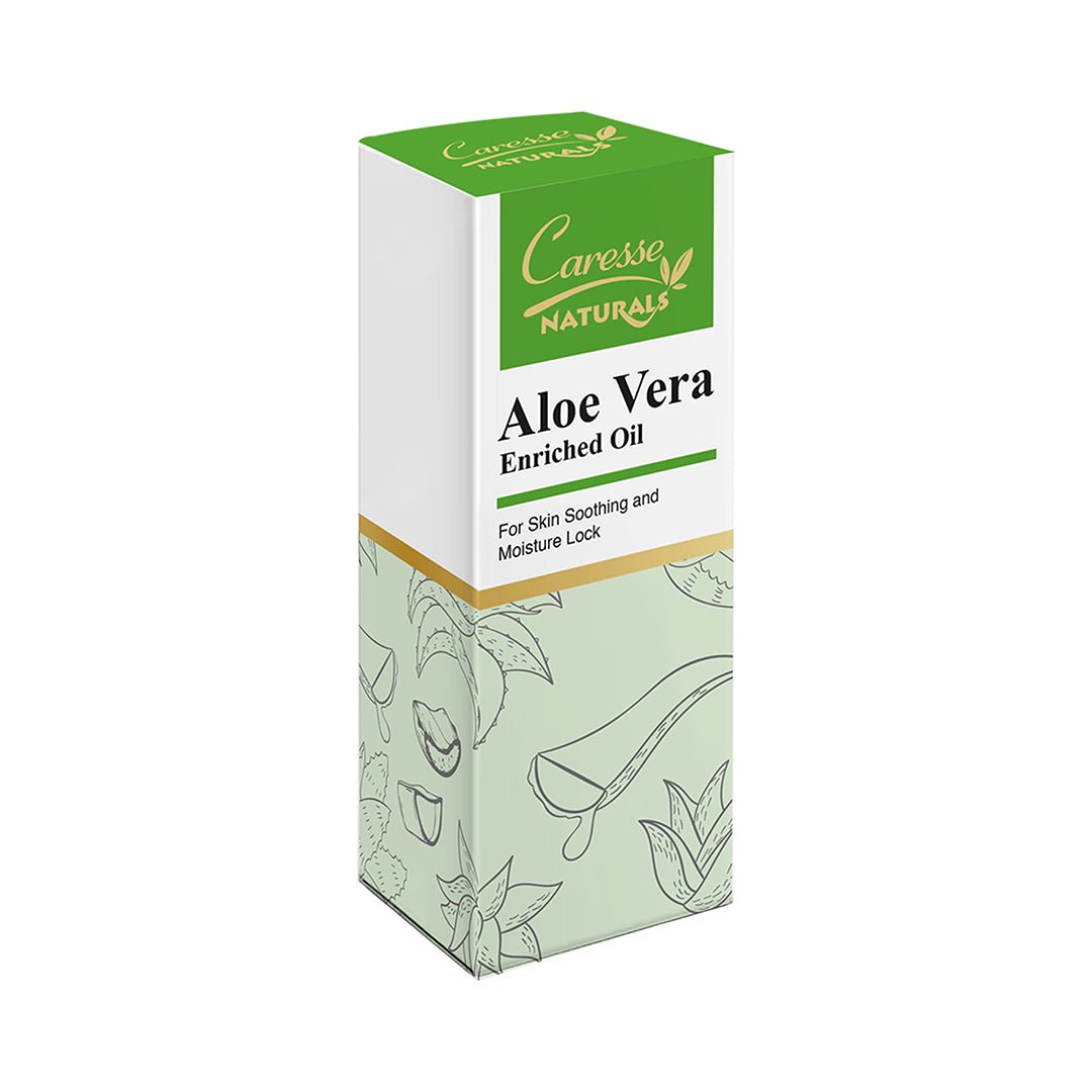 Best Caresse Aloe Vera Enriched Oil - 30 ml Online In Pakistan - Caresse