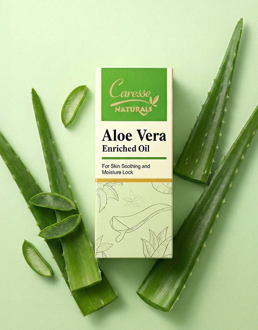 Best Caresse Aloe Vera Enriched Oil - 30 ml Online In Pakistan - Caresse