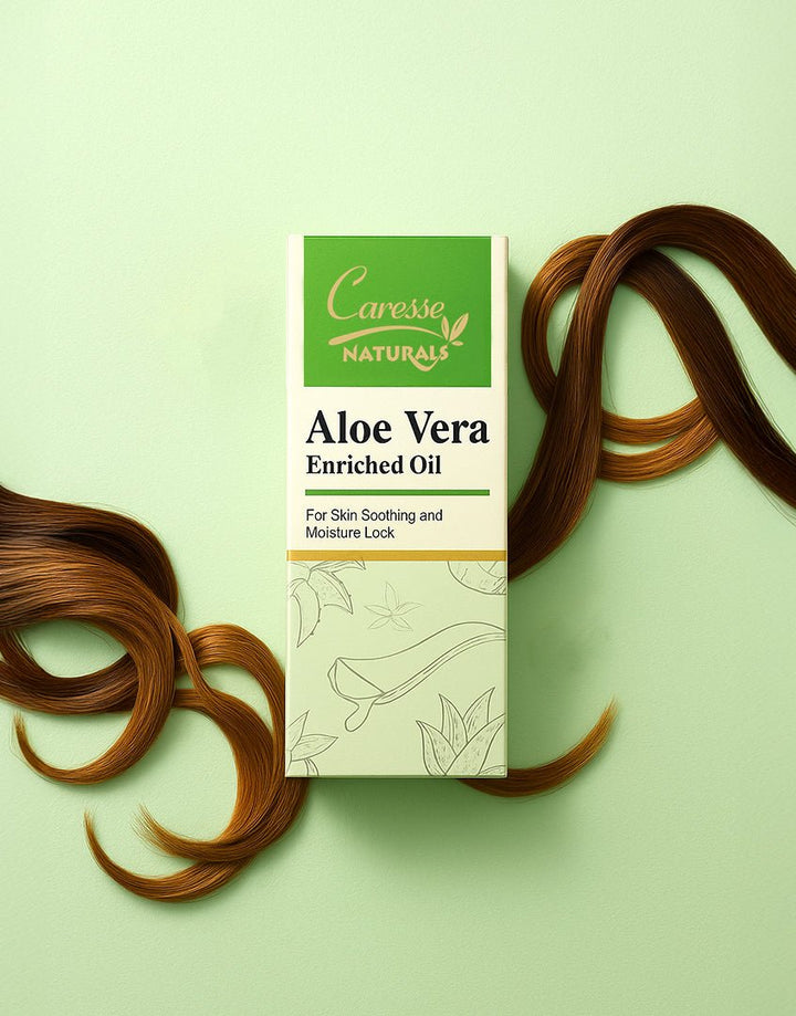 Best Caresse Aloe Vera Enriched Oil - 30 ml Online In Pakistan - Caresse