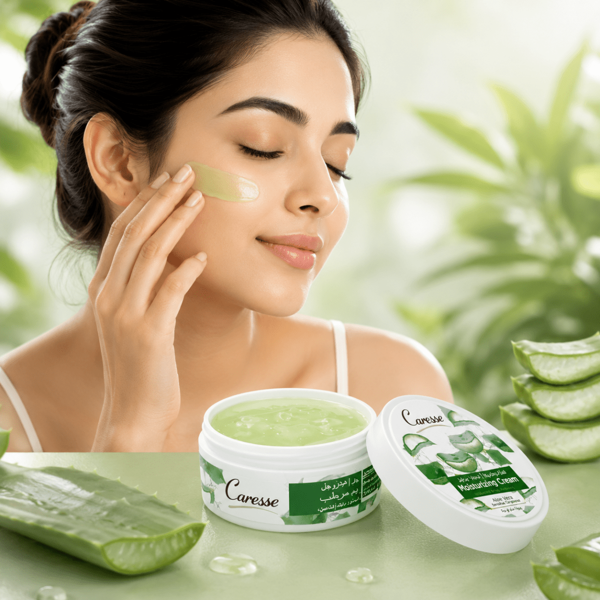 Best Caresse Aloe Vera Moisturizing Gel Cream - 125 gm Online In Pakistan - Caresse