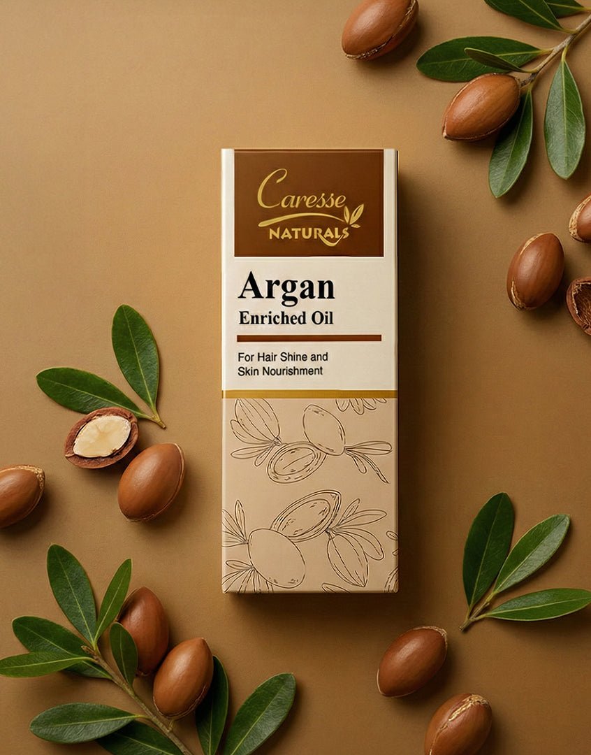 Best Caresse Argan Enriched Oil - 30 ml Online In Pakistan - Caresse