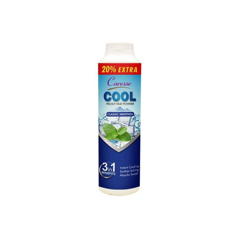 Best Caresse Cool Prickly Heat Powder Classic Menthol Online In Pakistan - Stancos (Private) Limited