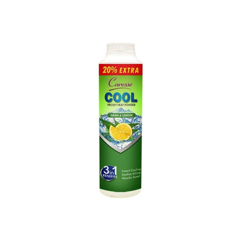 Best Caresse Cool Prickly Heat Powder Neem & Lemon Online In Pakistan - Stancos (Private) Limited