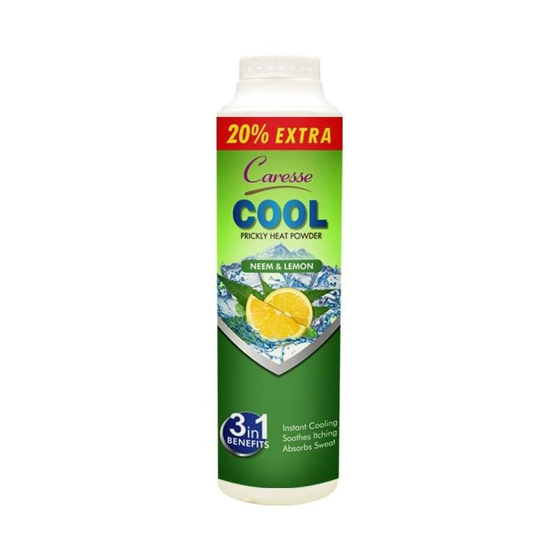 Best Caresse Cool Prickly Heat Powder Neem & Lemon Online In Pakistan - Stancos (Private) Limited