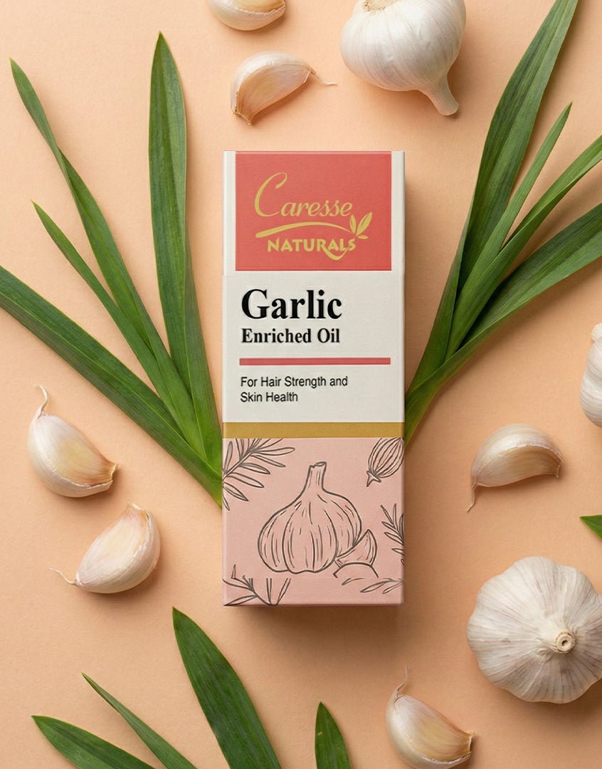 Best Caresse Garlic Enriched Oil - 30 ml Online In Pakistan - Caresse