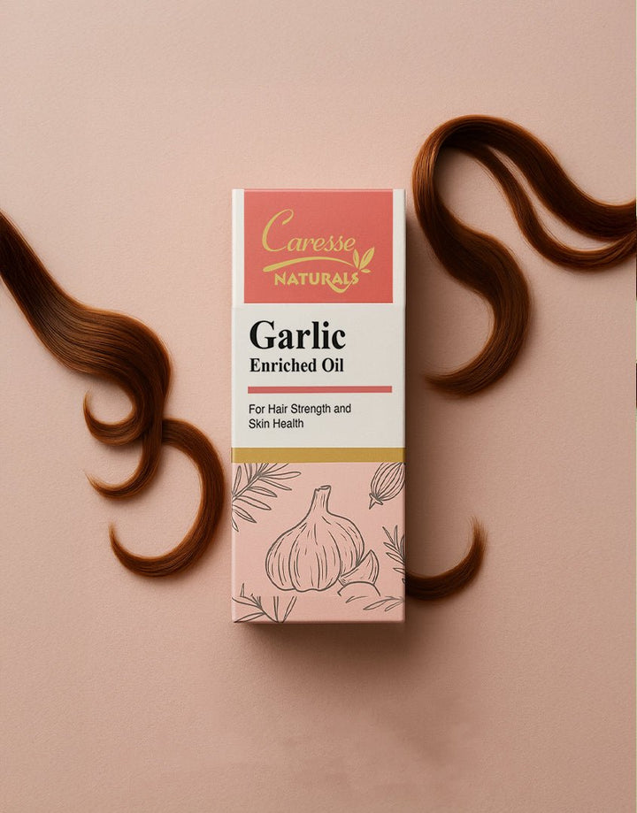 Best Caresse Garlic Enriched Oil - 30 ml Online In Pakistan - Caresse