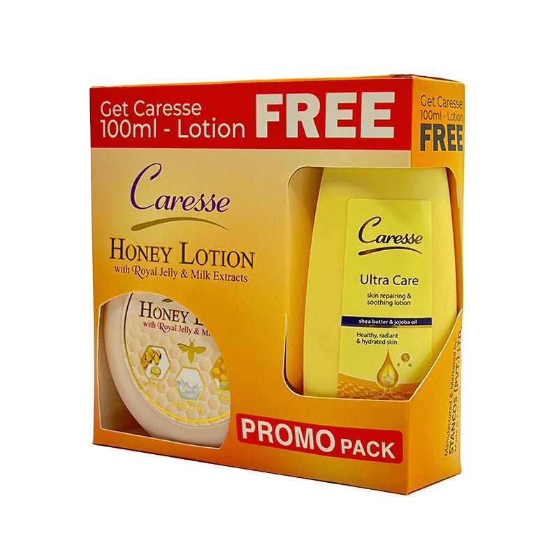 Best Caresse Honey Lotion 320 ML along with 100 ML Free Lotion Online In Pakistan - Caresse