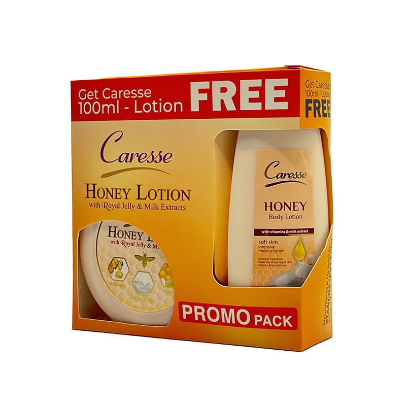 Best Caresse Honey Lotion 320 ML along with 100 ML Free Lotion Online In Pakistan - Caresse