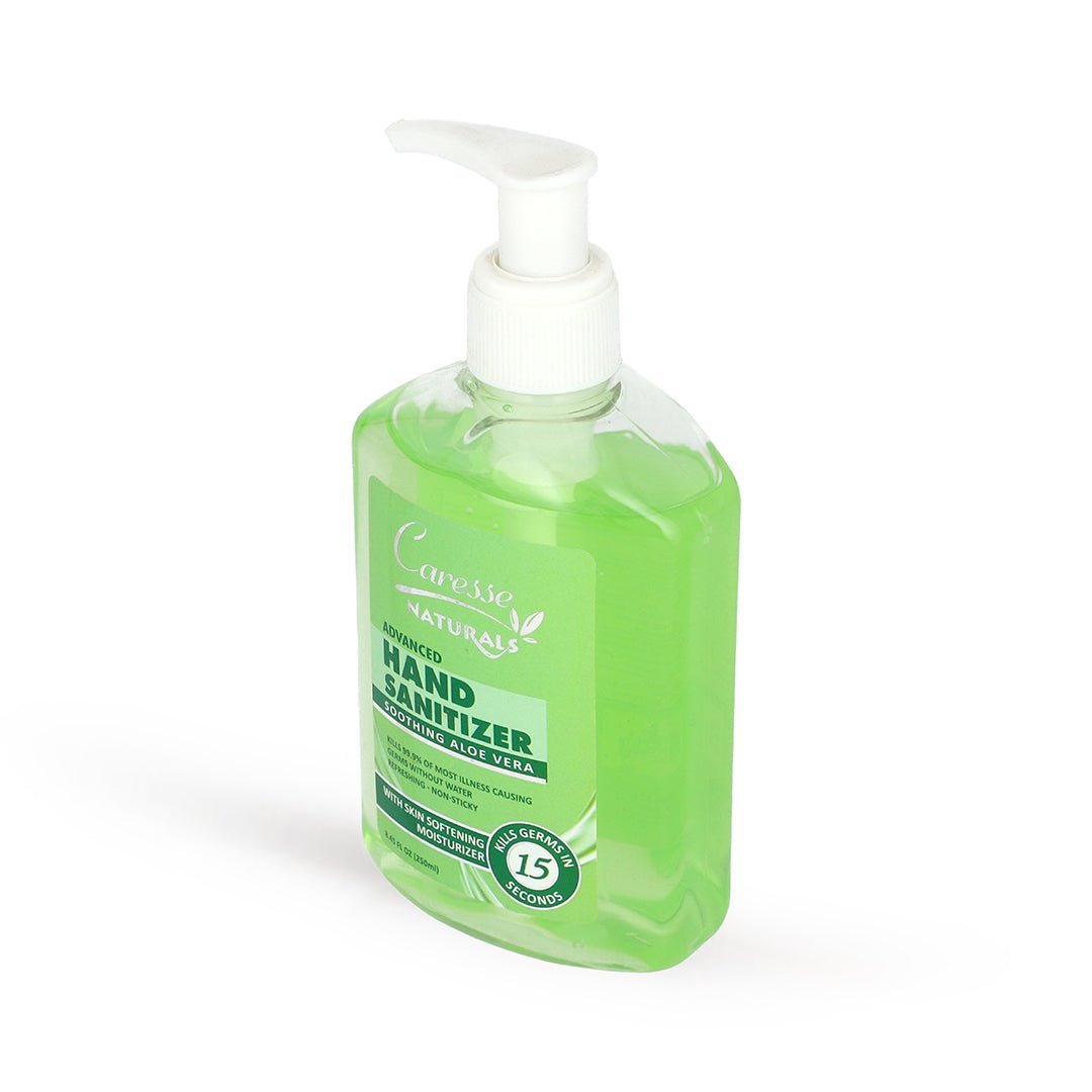 Best CARESSE NATURAL HAND SANITIZER SOOTHING ALOE VERA - 250ml Online In Pakistan - Stancos (Private) Limited
