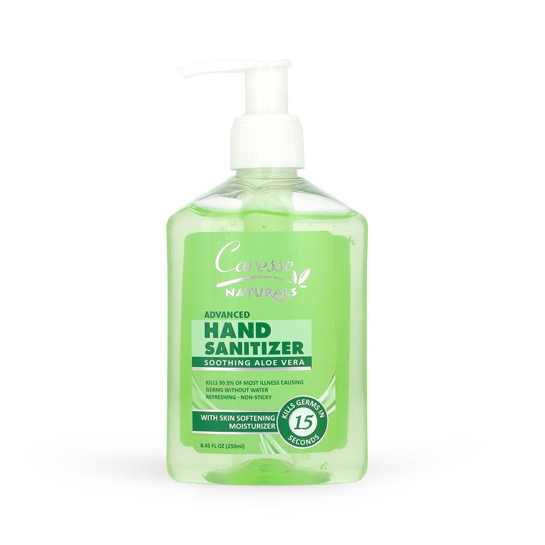 Best CARESSE NATURAL HAND SANITIZER SOOTHING ALOE VERA - 250ml Online In Pakistan - Stancos (Private) Limited