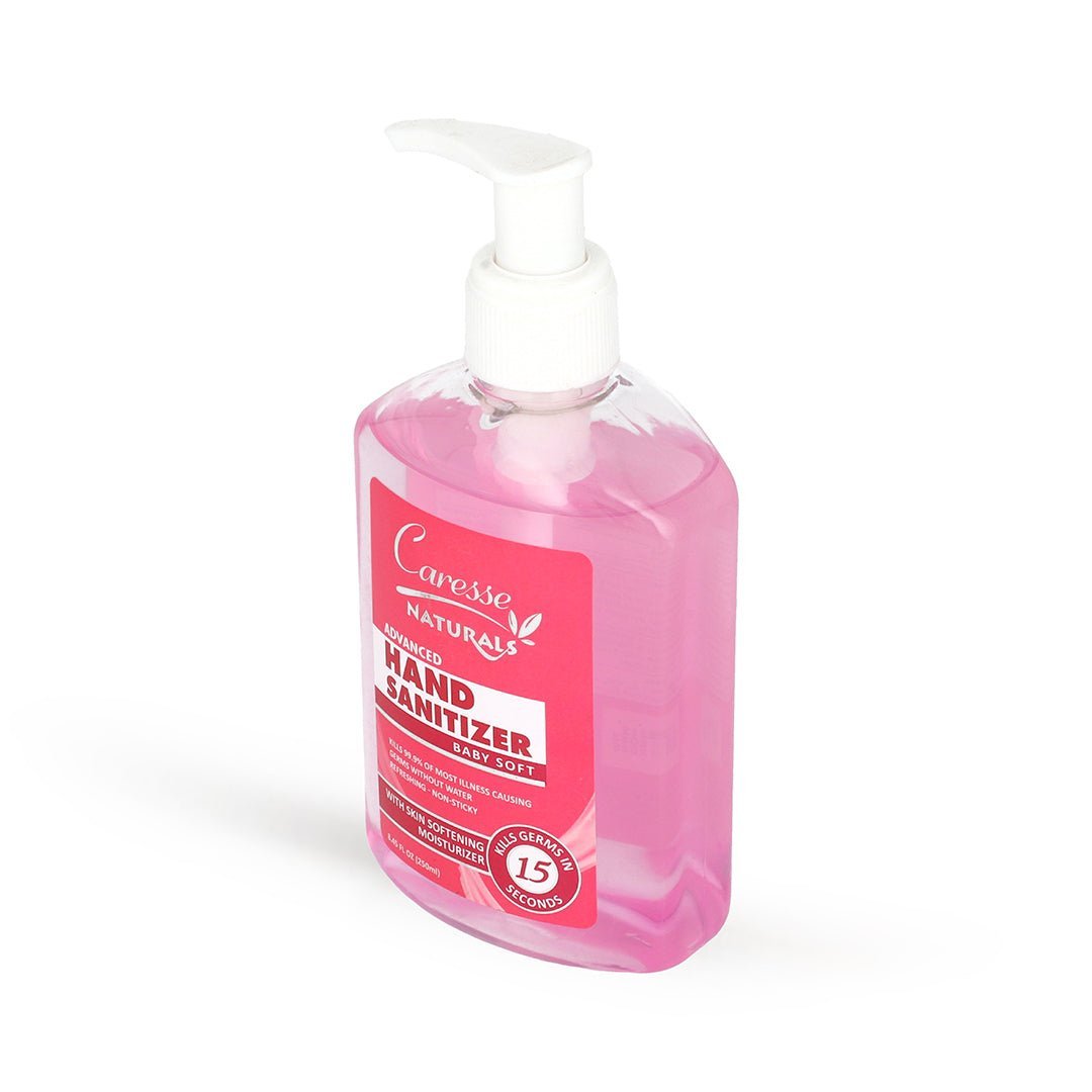 Best CARESSE NATURAL HAND SANITIZER SOOTHING BABY SOFT - 250ML Online In Pakistan - Stancos (Private) Limited